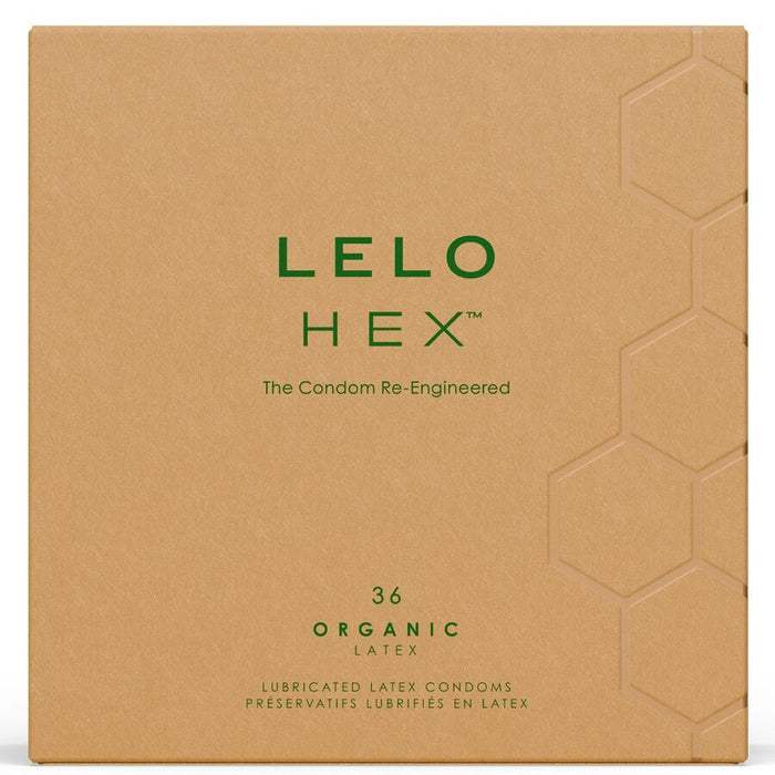 LELO - Hex Boîte de Préservatifs Bio 36 Unités